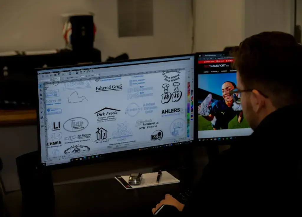 Textilveredelung und Vereinsausstattung bei Sport Duwe Nordenham – individuelle Logos und Teamsport im Landkreis Wesermarsch